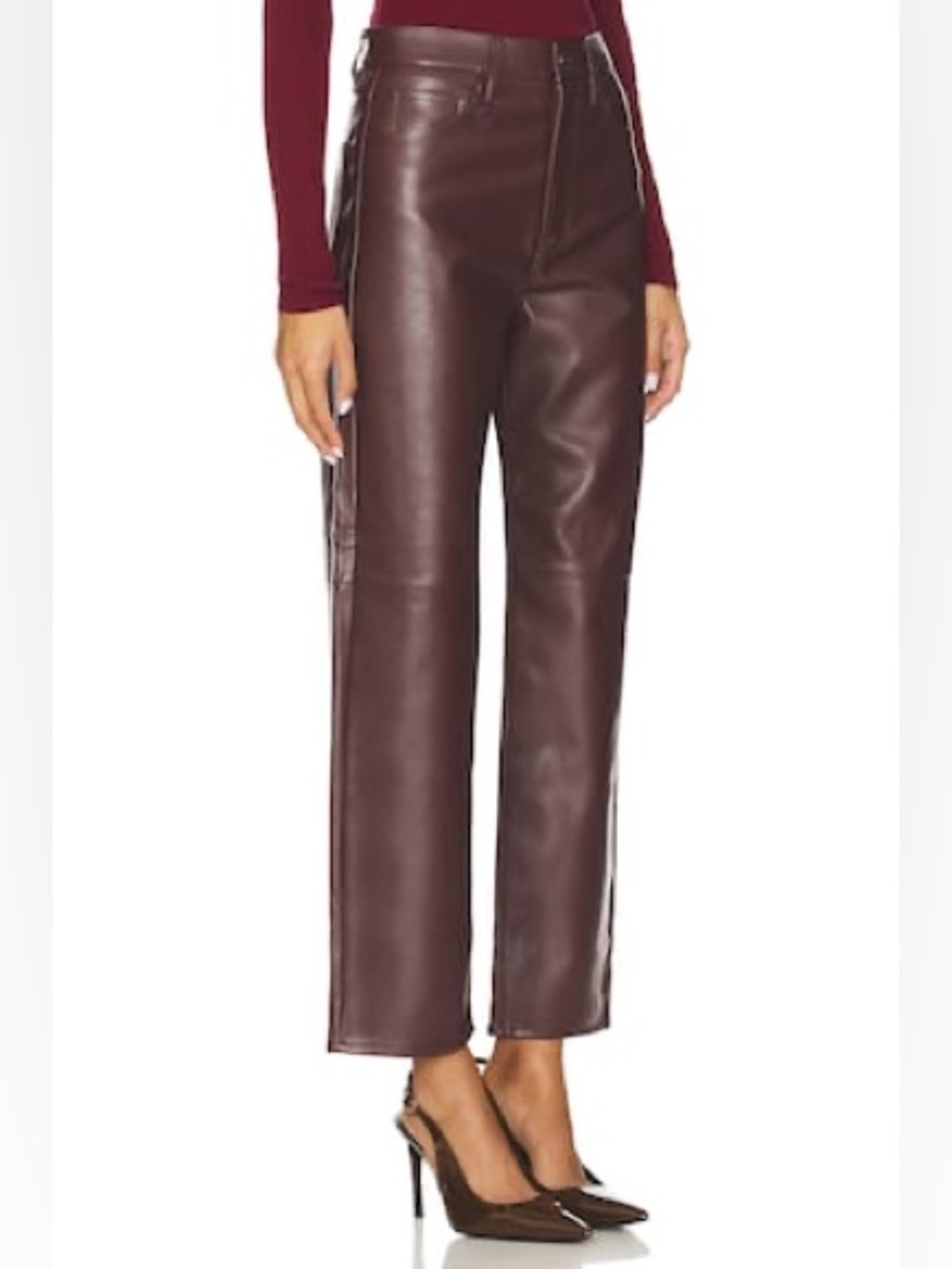 PISTOLA Jett High Rise Straight Leg in Cabernet SIZE 28 PERFECT CONDITION
